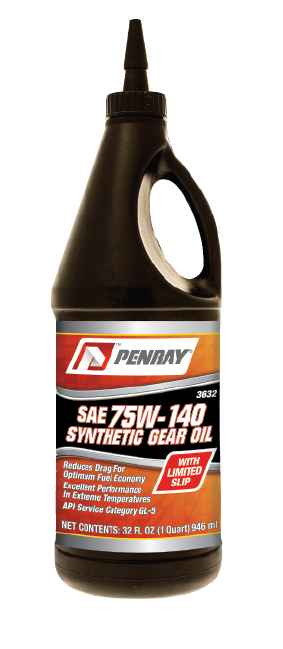 3632 75W-140 SYNTHETIC GEAR OIL WITH LIMITED SLIP